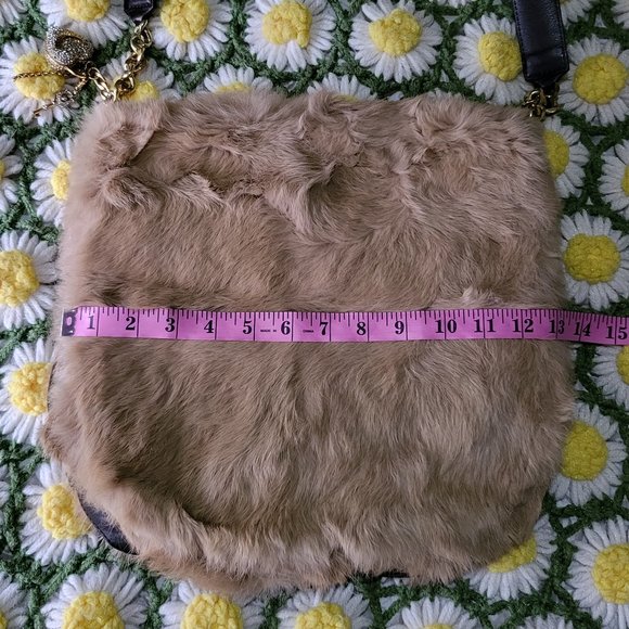 Juicy Couture 100% Rabbit Fur Bag - Picture 9 of 16